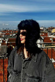 Kadın Peluş Kışlık Suni Kürklü Luxury Pilot Şapka