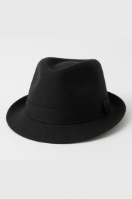 Şerit Bantlı Klasik Fedora Fötr Erkek Şapkası | Mollycrush