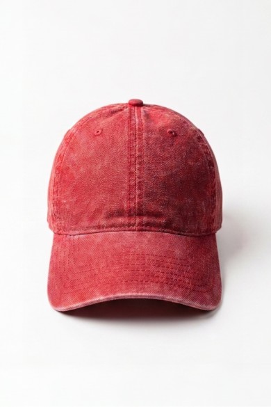 Eskitme Kanvas Unisex Beyzbol Şapkası