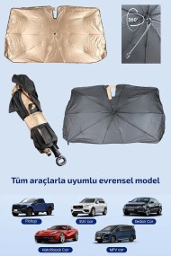 Katlanabilir Araç Ön Cam Şemsiye Güneşlik