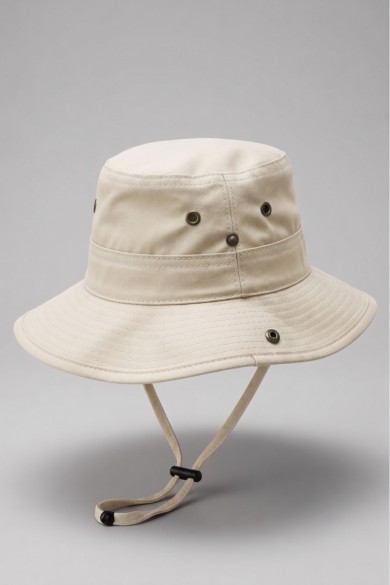 Boyun İpli Unisex Safari Şapkası