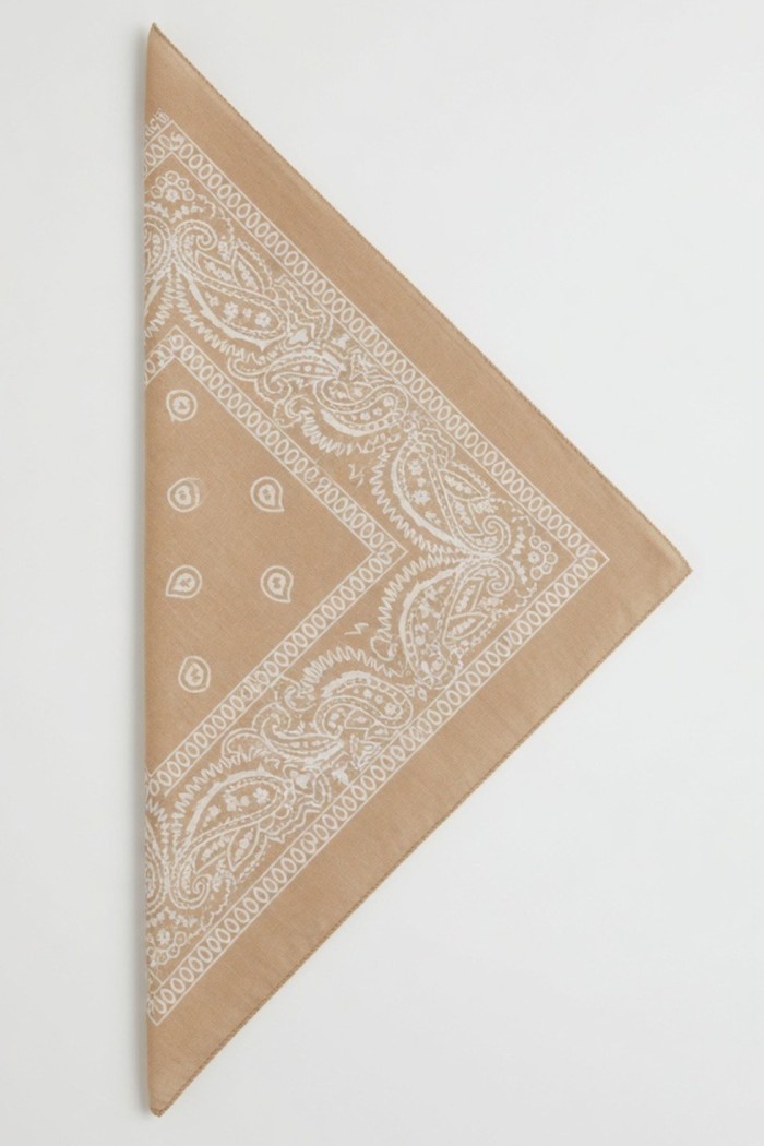 Şal Desenli Unisex Bandana