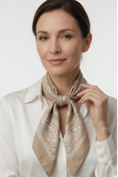 Şal Desenli Unisex Bandana