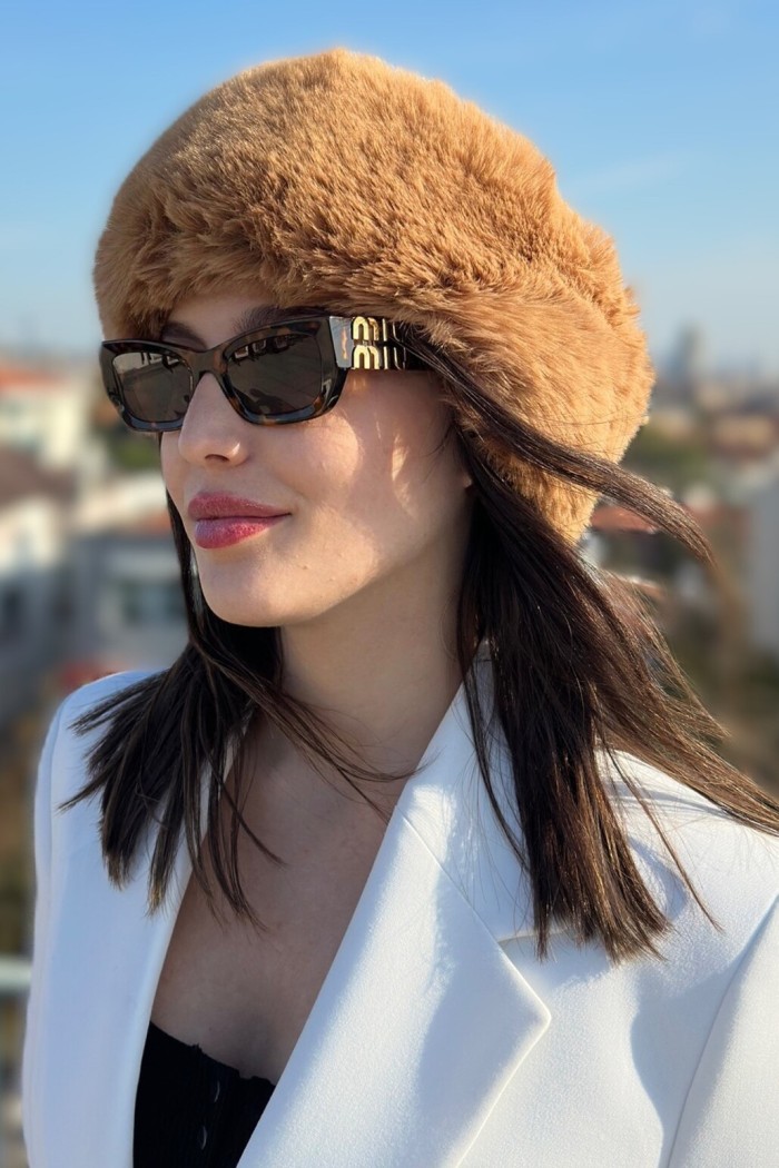 Peluş Kadın Boyunluk Bandana