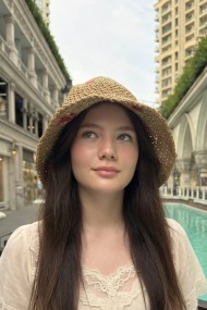 Kiraz Desenli Kadın Bucket Şapkası | Mollycrush