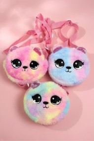 Ayıcık Figürlü Kız Çocuk Peluş Çanta