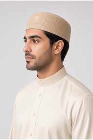 Yazlık Modern Hasır Erkek Takke