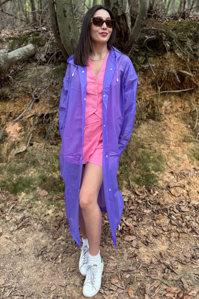 Unisex Eva Yağmurluk