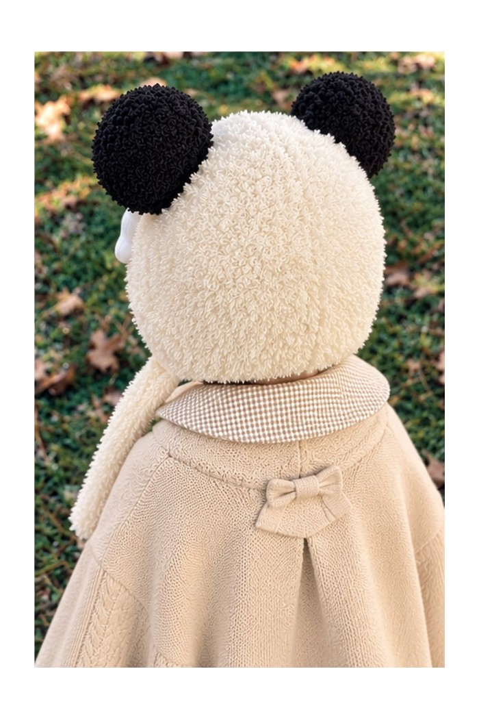 Kışlık Bebek Şapkası | Peluş Kulaklı Sevimli Örgü Model