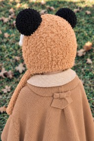 Kışlık Bebek Şapkası | Peluş Kulaklı Sevimli Örgü Model