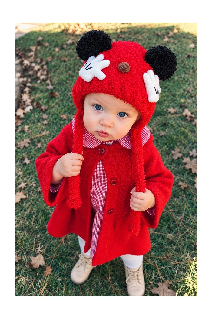 Kışlık Bebek Şapkası | Peluş Kulaklı Sevimli Örgü Model