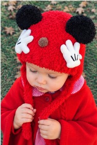 Kışlık Bebek Şapkası | Peluş Kulaklı Sevimli Örgü Model
