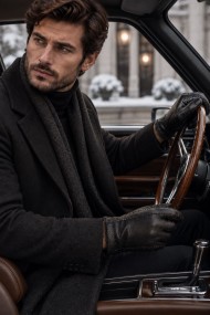 Erkek Dikiş Detaylı Deri Eldiven | Klasik Kışlık Model