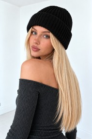 Unisex Yün Karışımlı Bere | Kalın Fitilli Triko Model