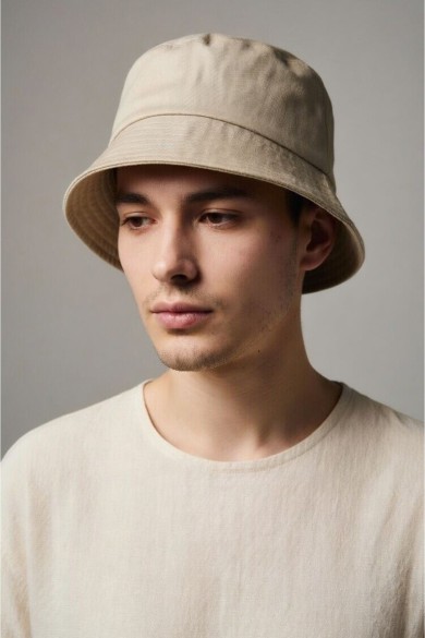 Sade Gabardin Bucket Balıkçı Unisex Şapkası | Mollycrush