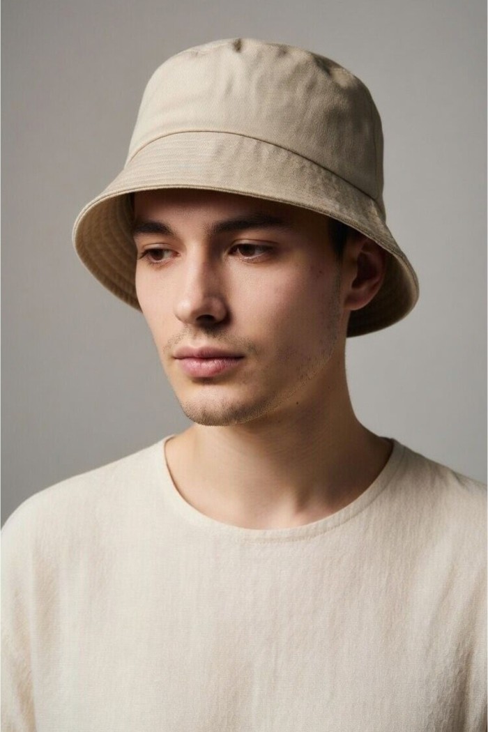 Sade Gabardin Bucket Balıkçı Unisex Şapkası | Mollycrush